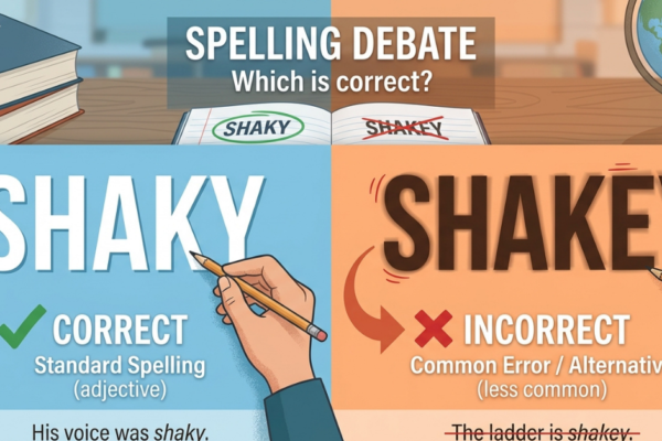 Shaky or Shakey: Which Spelling Is Correct?
