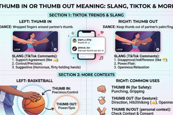 Thumb In or Thumb Out Meaning: Slang, TikTok & More