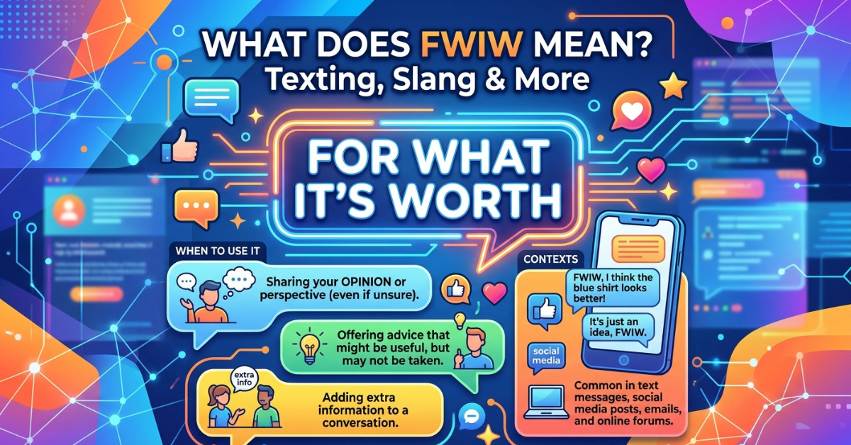 What Does FWIW Mean? Texting, Slang & More